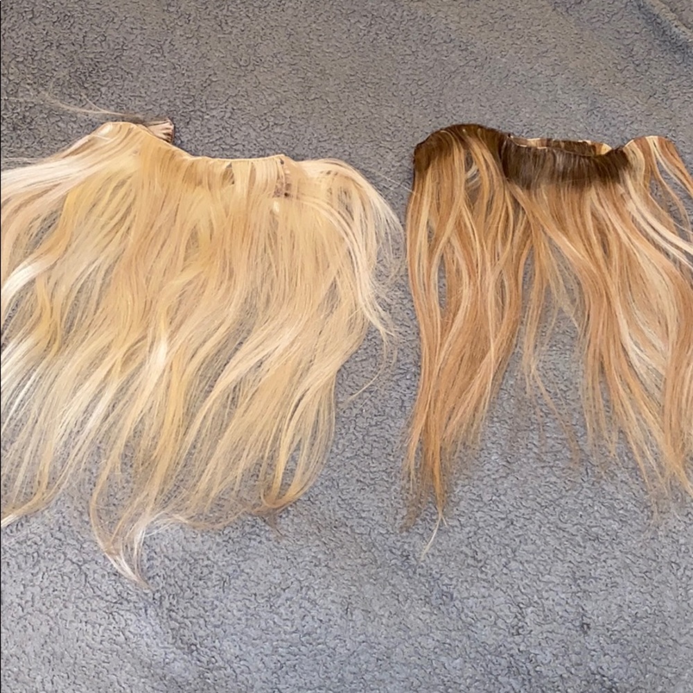 Hair extensions.